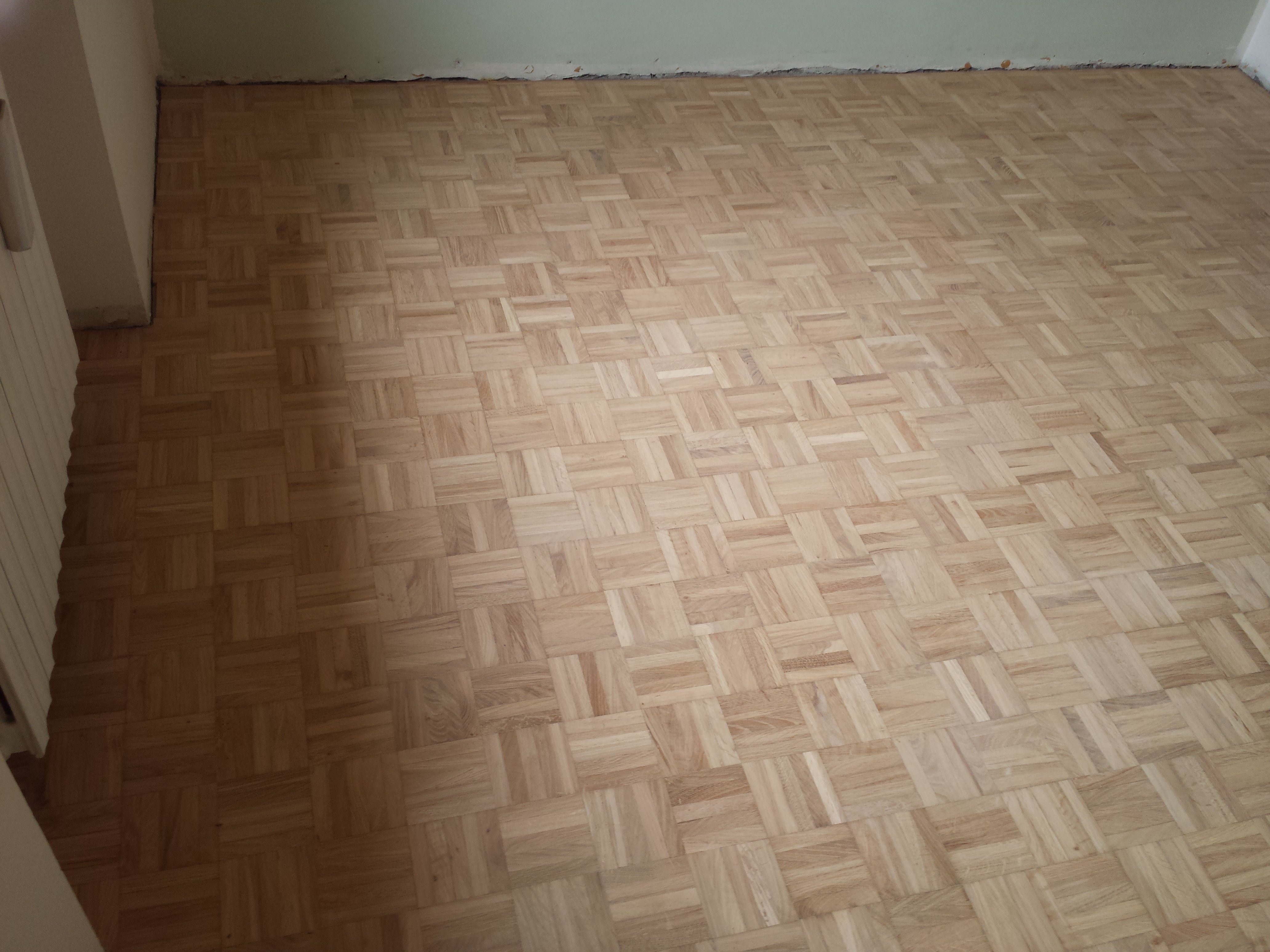 Mosaico in Rovere : Lisciatura e Stuccatura